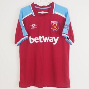 West Ham United Football Club Declan Rice Premiere League Home Jersey Men XL